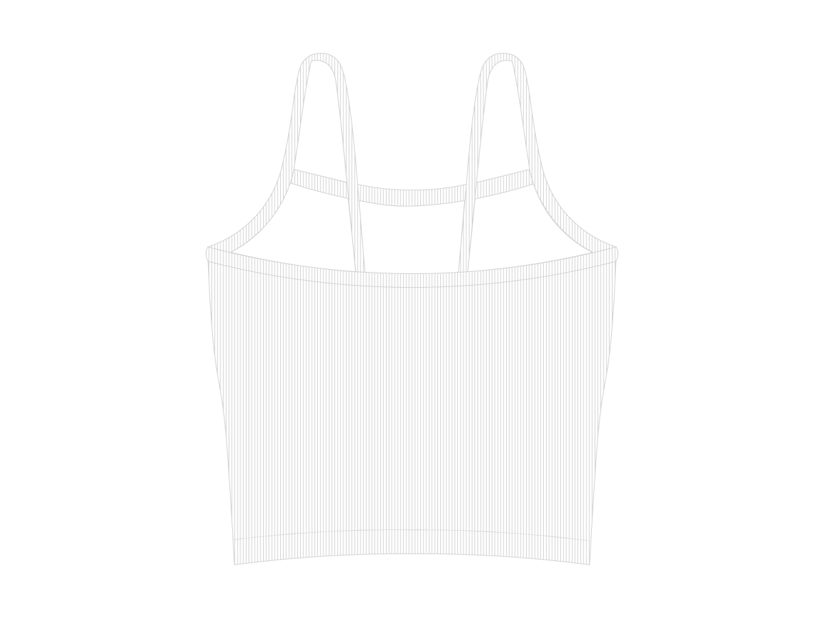 White Paradise Resort Cropped Tank top