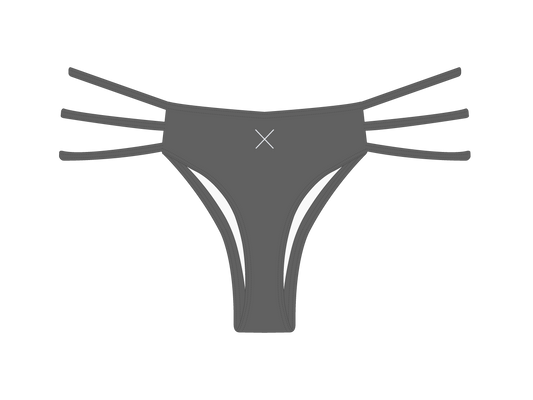 Ash Grey Triple Strap Bottoms