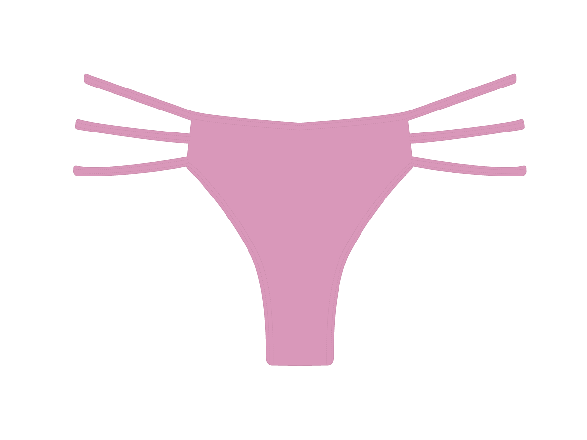 Blush Pink Triple Strap Bottoms