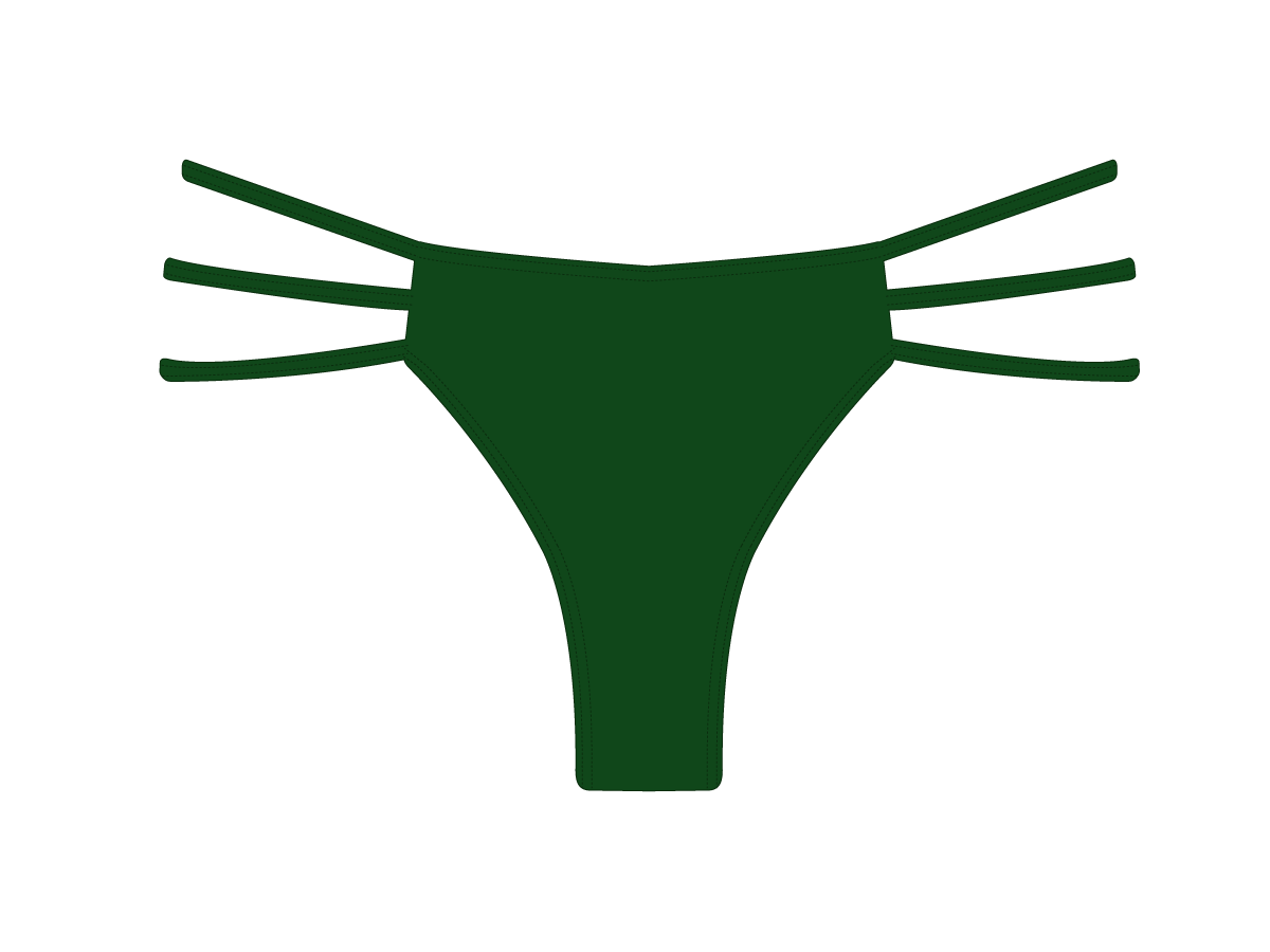 Sage Green Triple Strap Bottoms