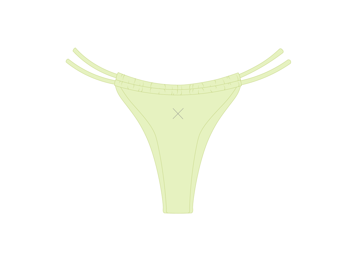 Ocean Blue Tropic Bottoms