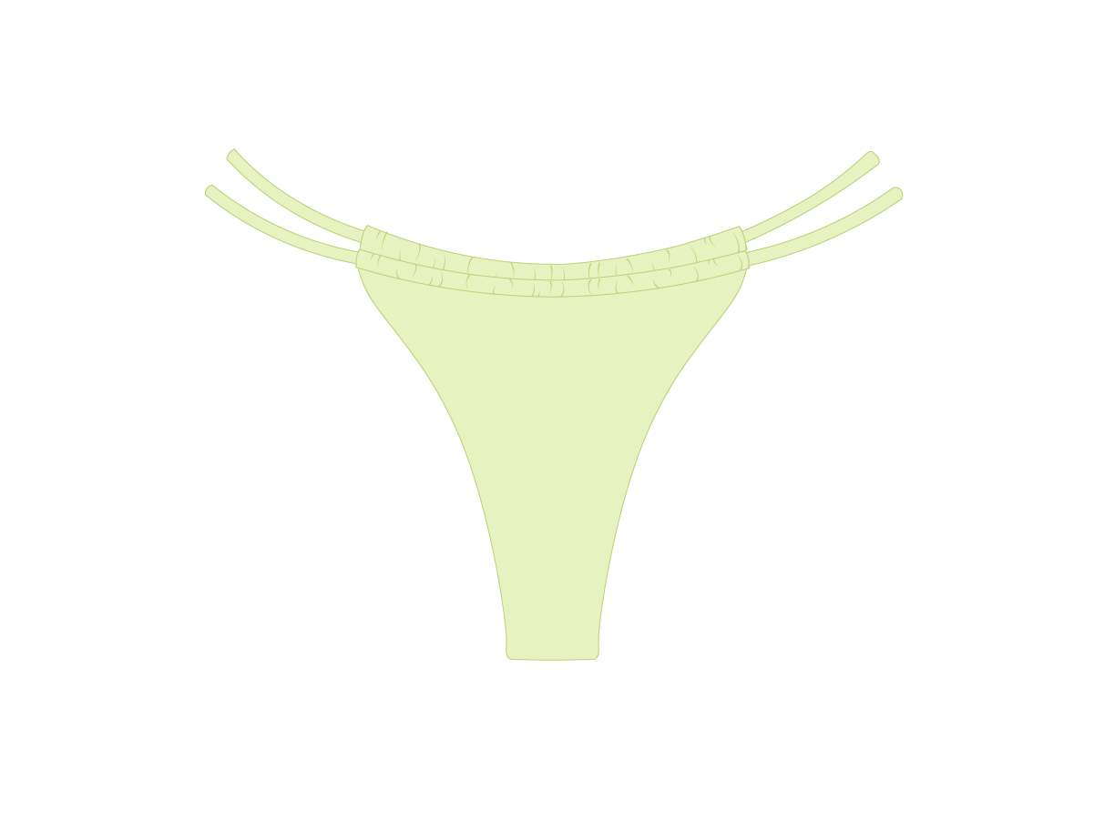 Ocean Blue Tropic Bottoms