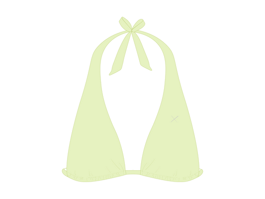 Ocean Blue Tropic Tie-Top