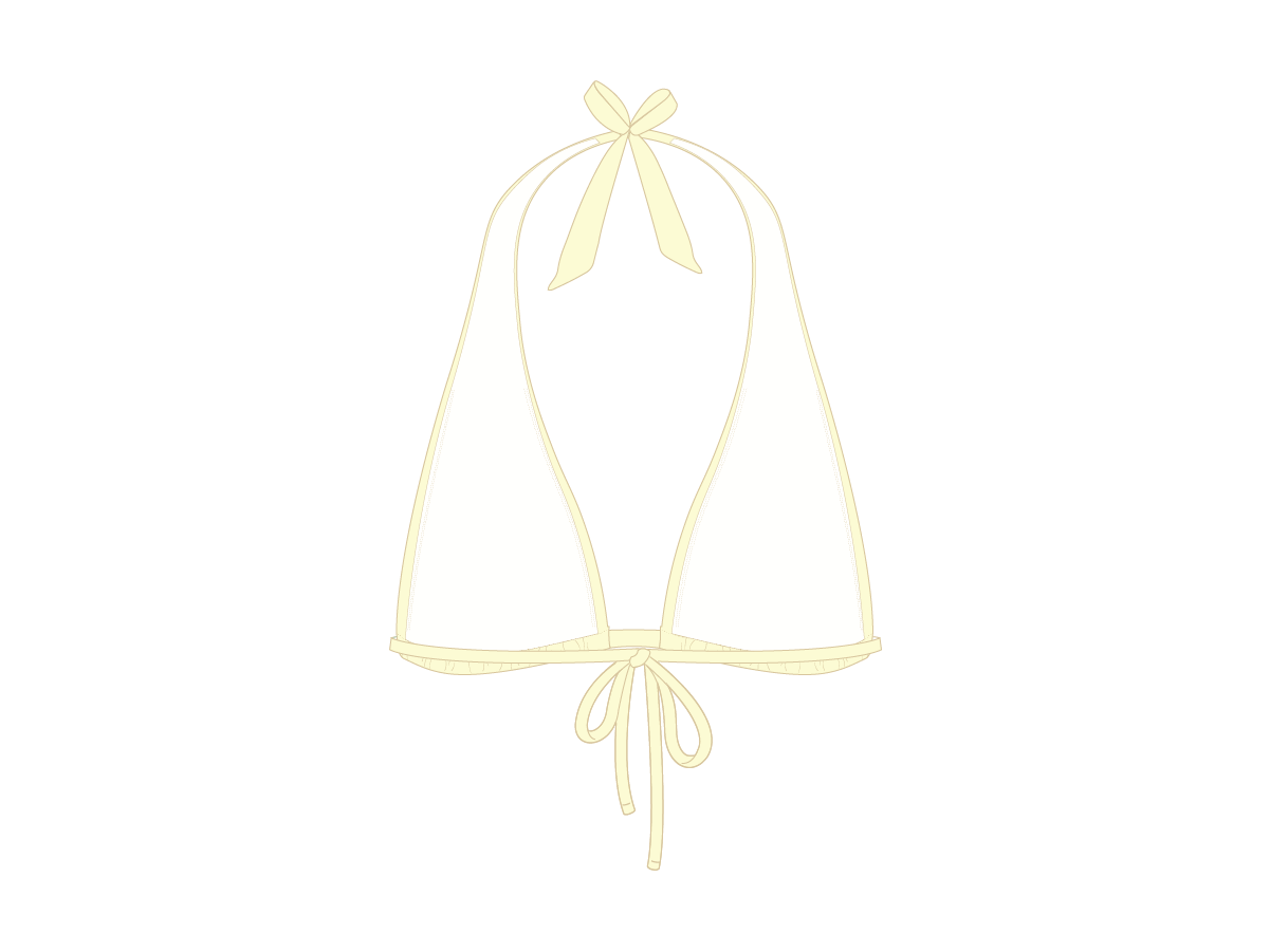 Vanilla Tropic Tie-Top