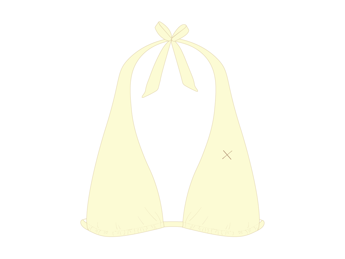 Vanilla Tropic Tie-Top