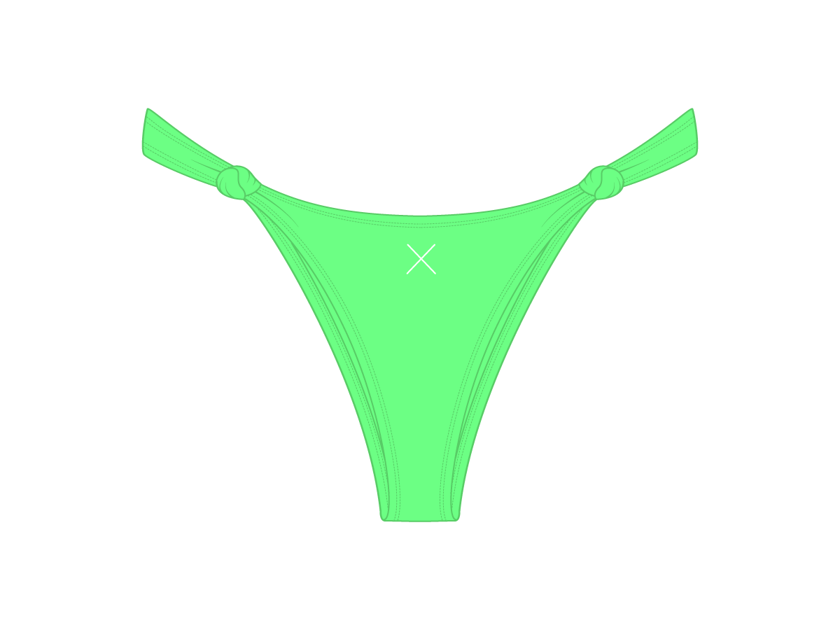 Electro Green Twist Bottoms