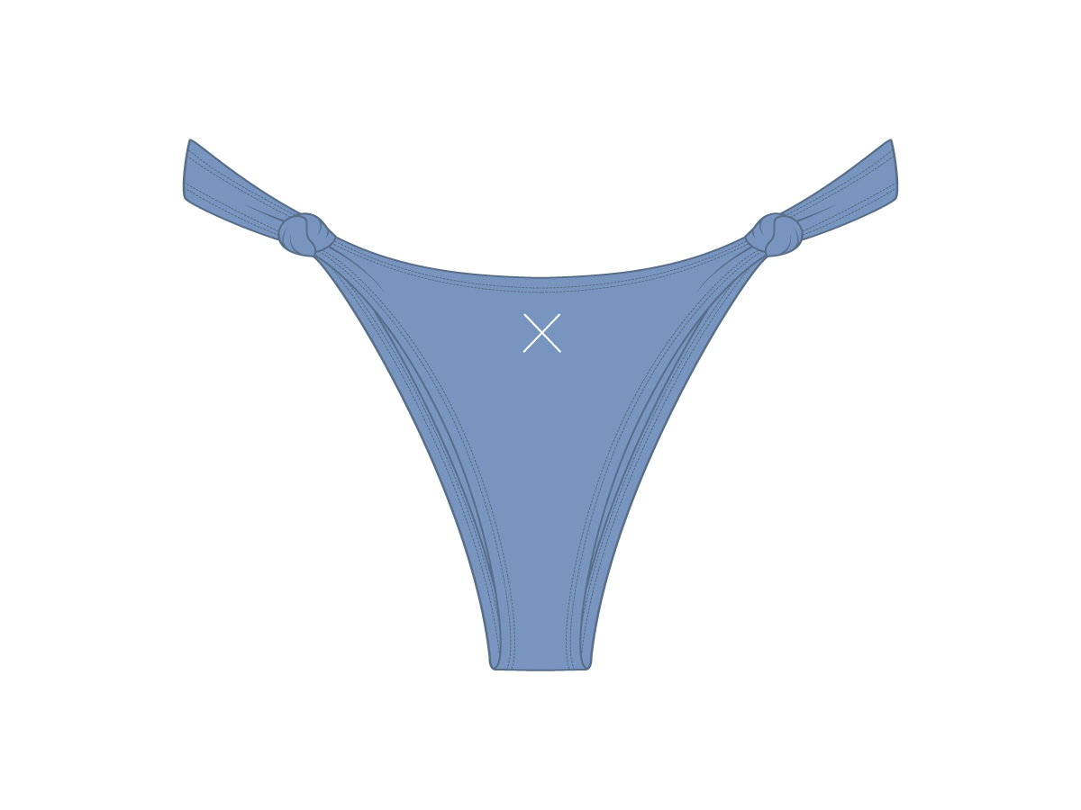 Slate Blue Twist Bottoms