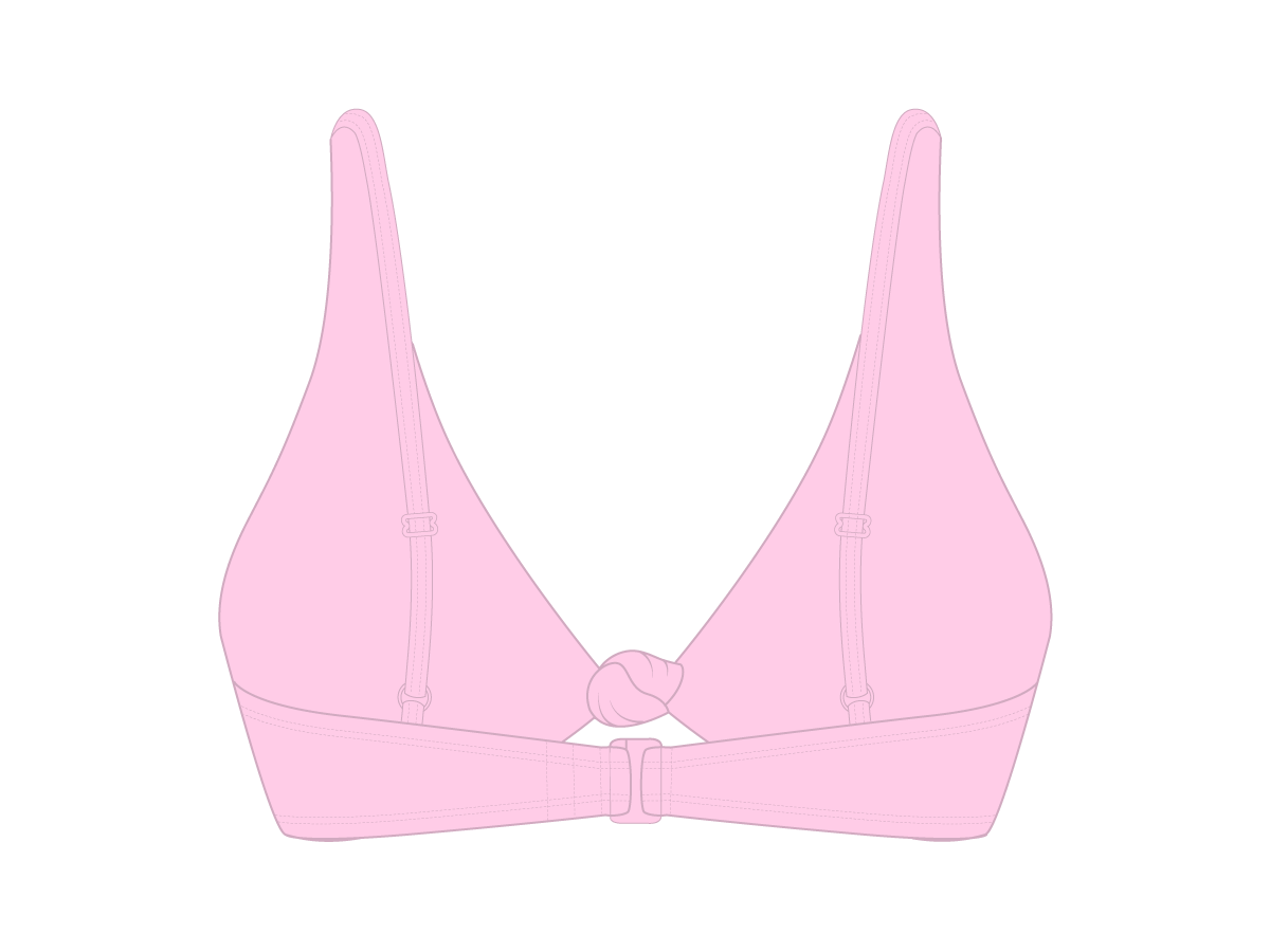 Dusty Pink Twist Top