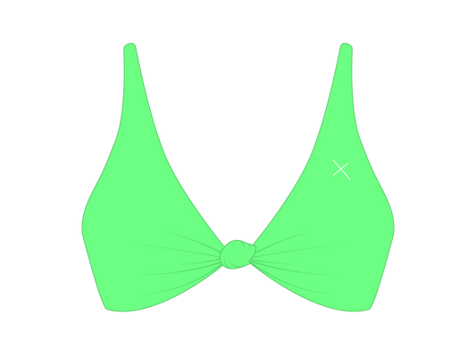 Electro Green Twist Top