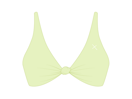 Ocean Blue Twist Top