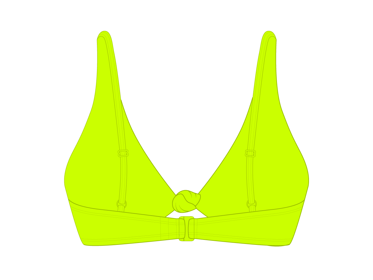 Sour Yellow Twist Top