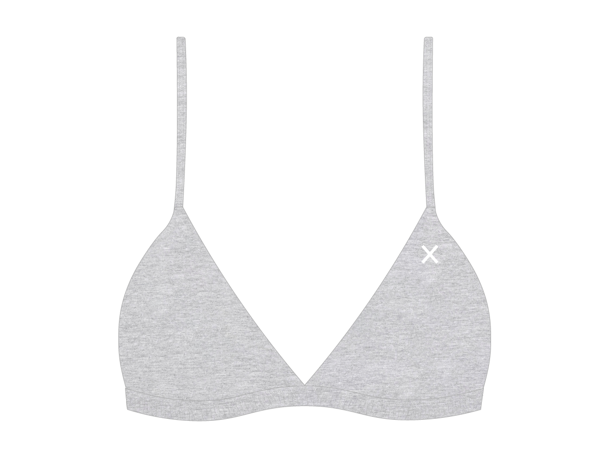 Coal Grey Bralette Top