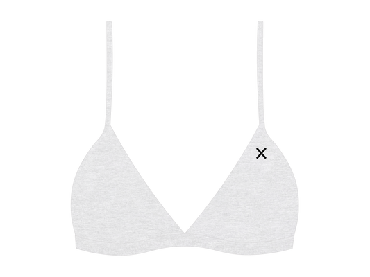 Feather Grey Bralette Top