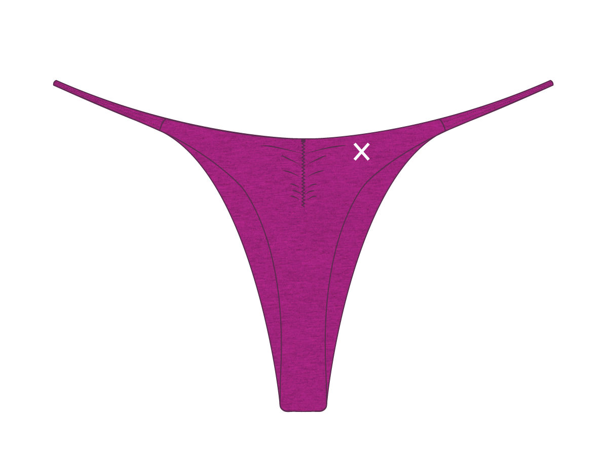 Sweet Cherry Scrunch Thong