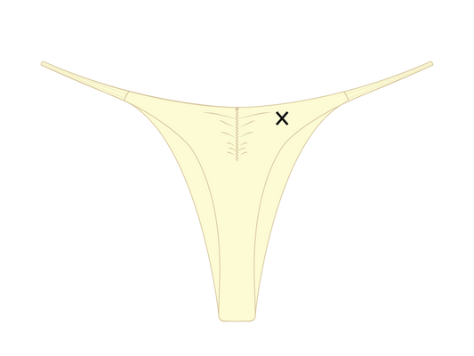 Vanilla Scrunch Thong
