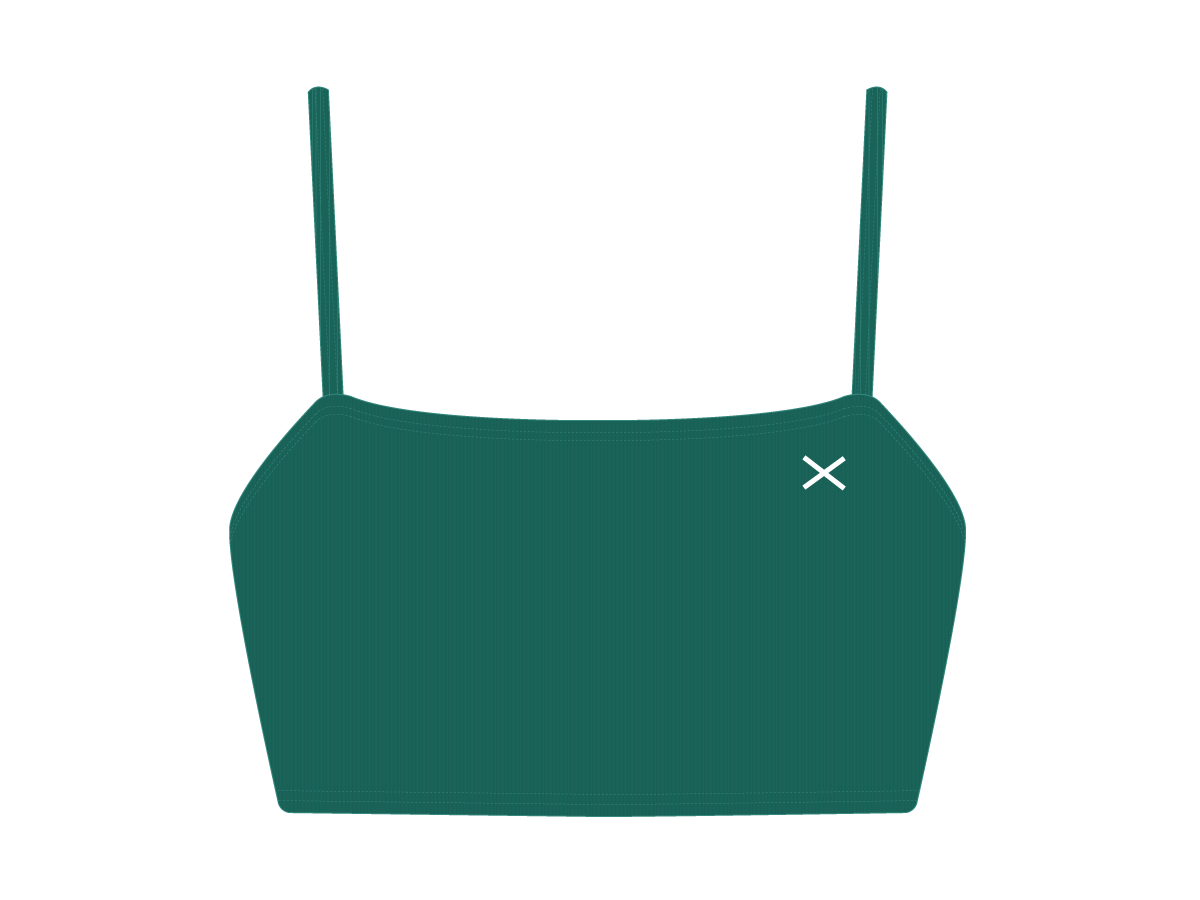 Valley Green Ribbed Camisole Top