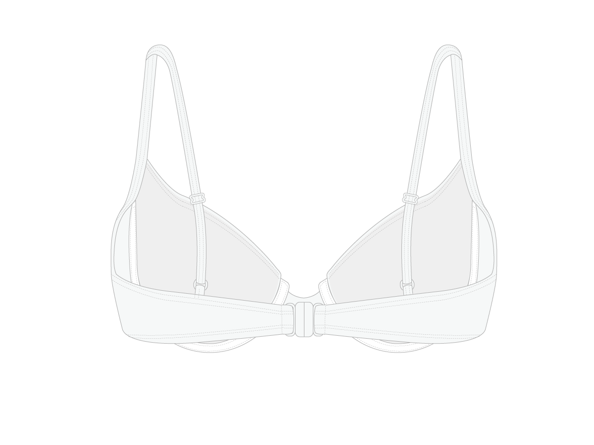 Venice White Bustier Top