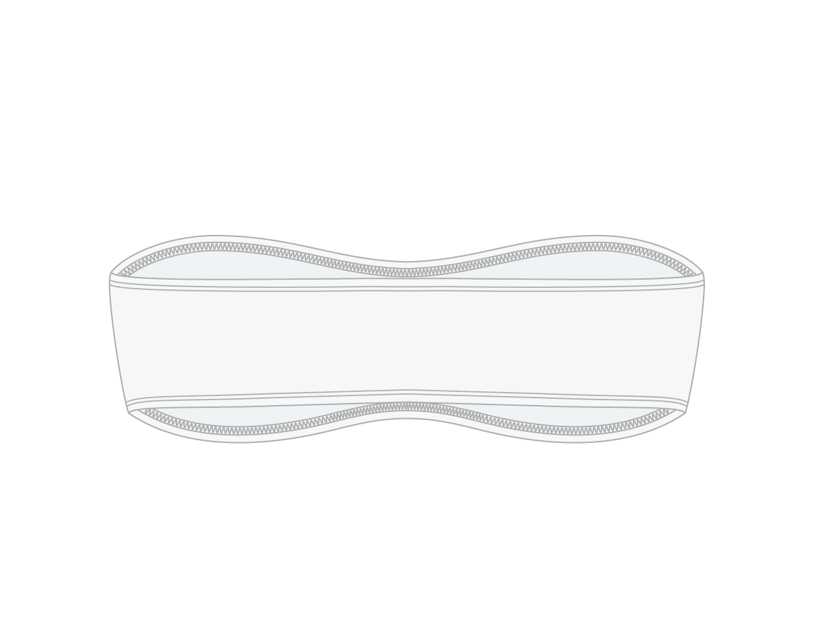 Venice White Strapless Top