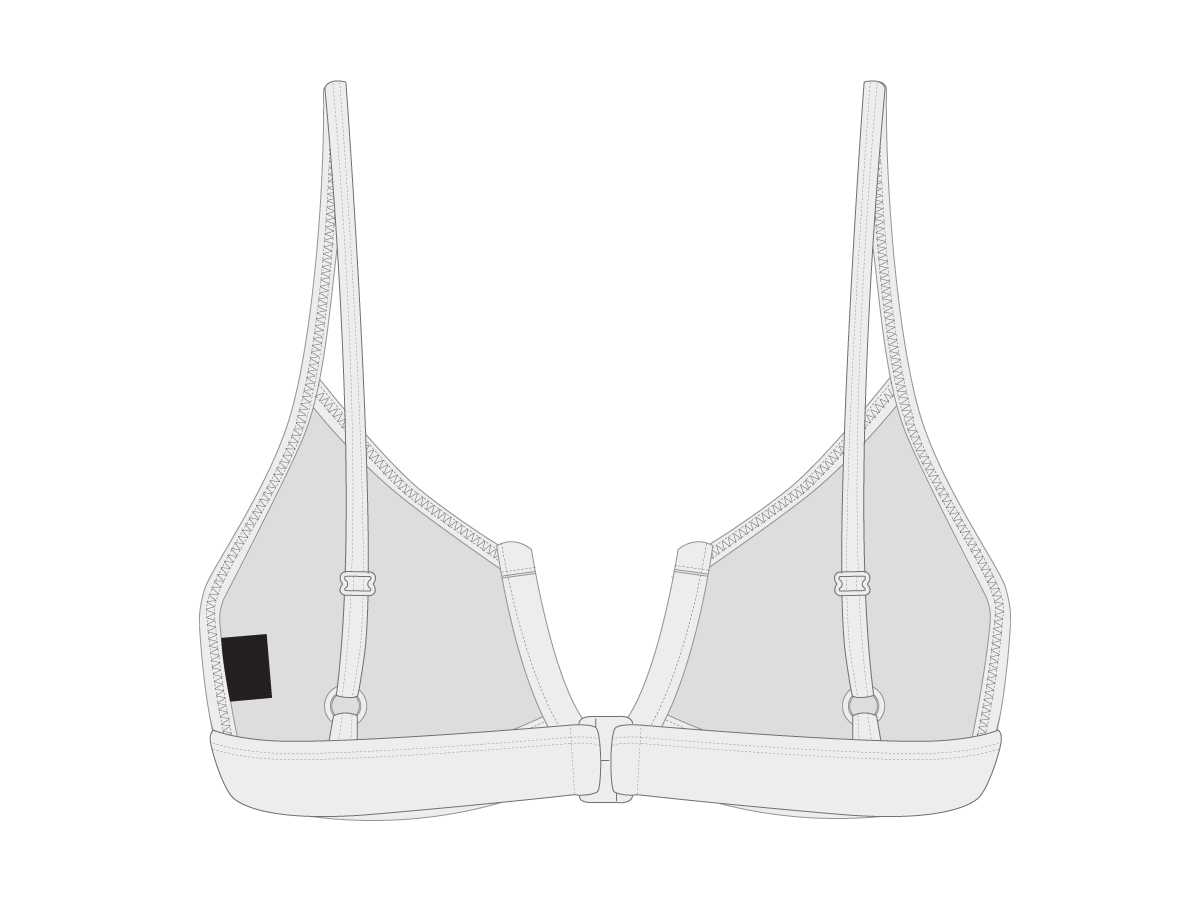 Venice White V-Cut Top