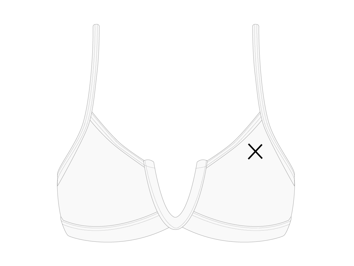 Venice White V-Cut Top