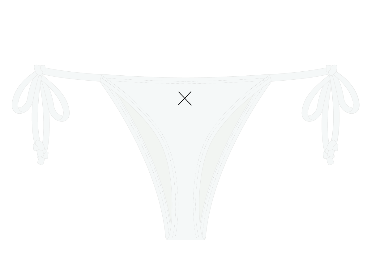 Venice White Beachy Bottoms