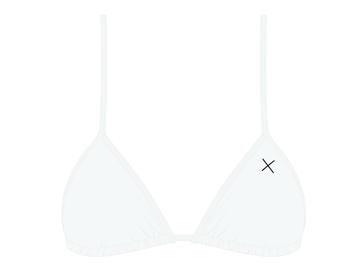 Venice White Bikini Top II
