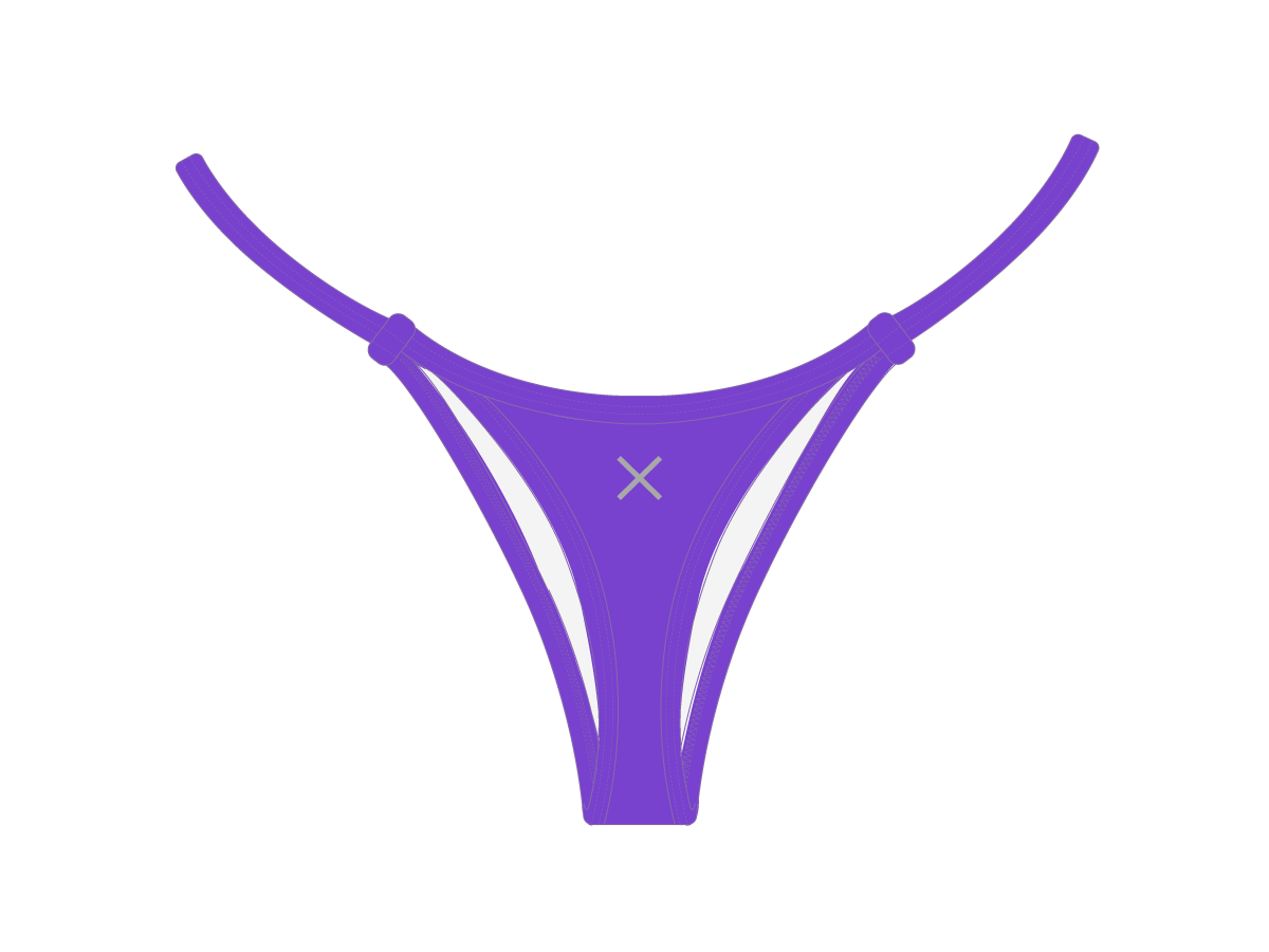 Violet Purple Minimal Bottoms