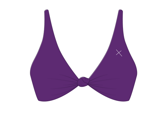 Violet Twist Top