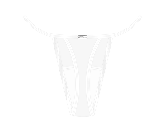 Venice White Lace Ribbed Bottoms