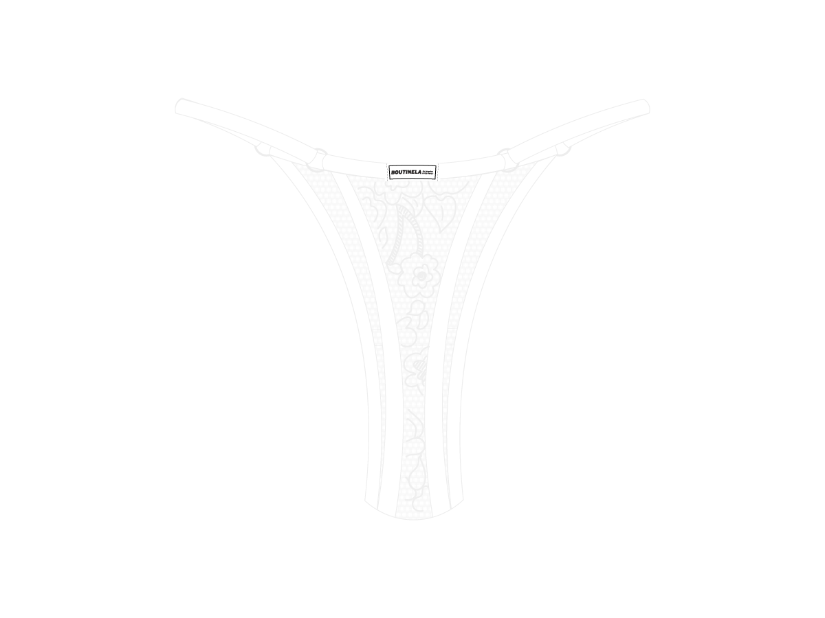 Venice White Minimal Thong bottoms
