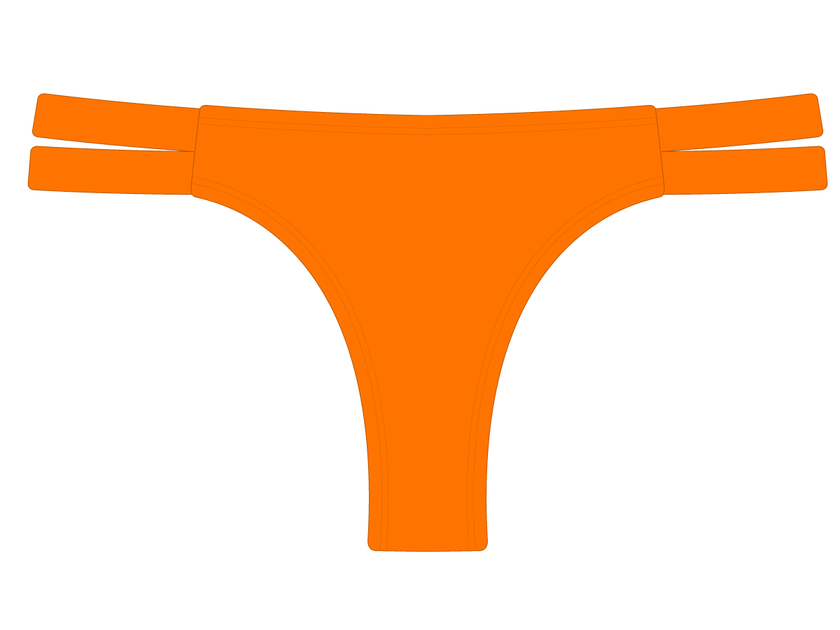 Wild Orange Dual Strap Bottom II