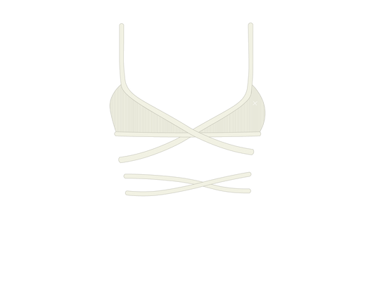 OFF-White Wrap Bralette Top