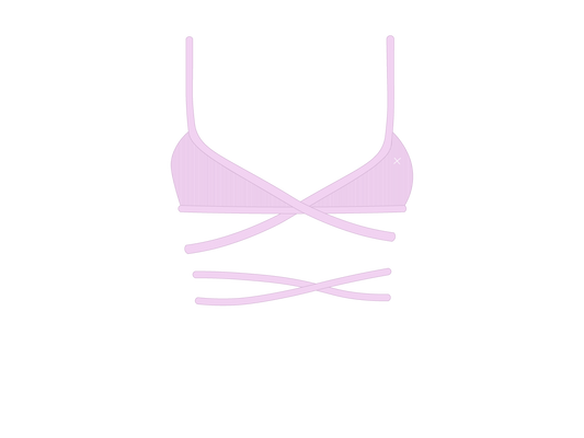 Pink Wrap Bralette Top