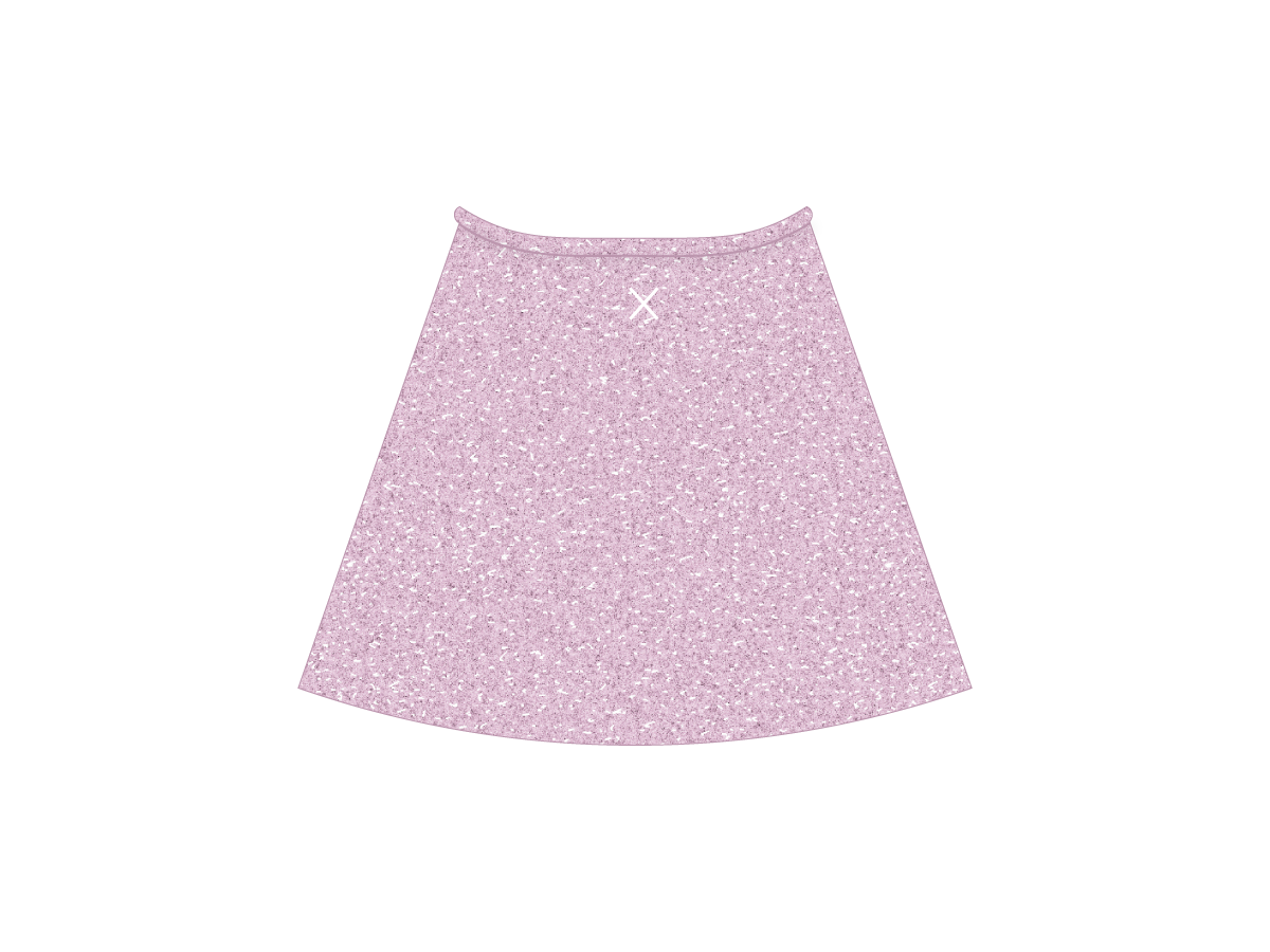 Amethyst Shimmer Wrap Skirt