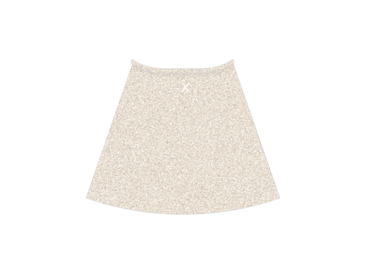 Crystal Shimmer Wrap Skirt