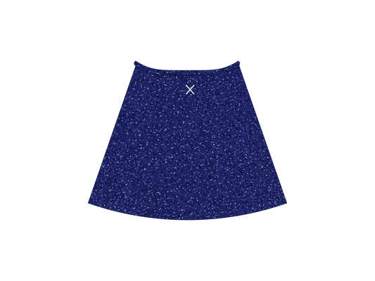 Sapphire Shimmer Wrap Skirt