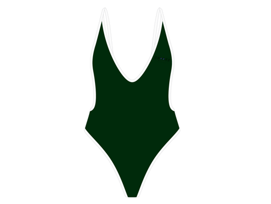 Anchor Green Retro One-Piece