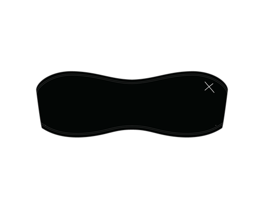 Manhattan Black Strapless Top