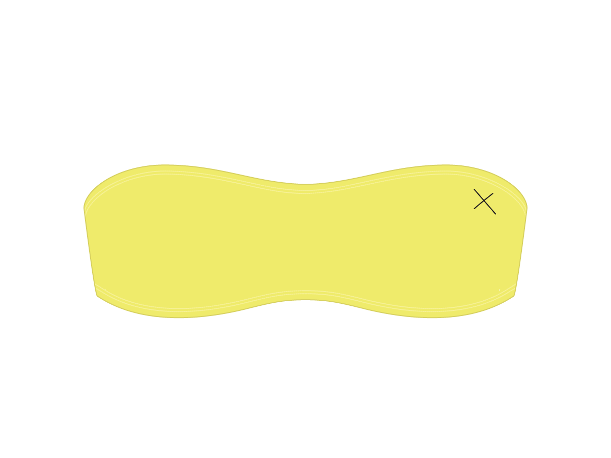 Butter Strapless Top