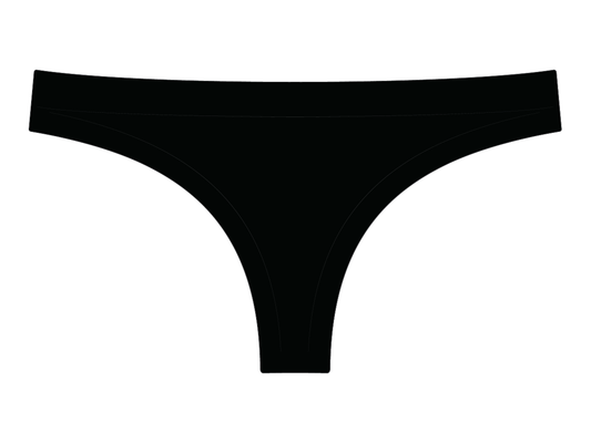 Manhattan Black Seamless Panties