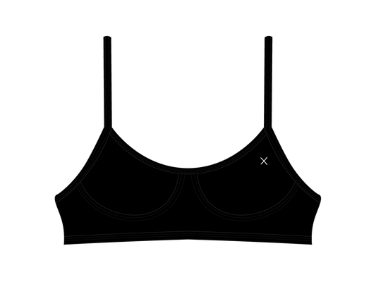 Manhattan Black Stitch Top