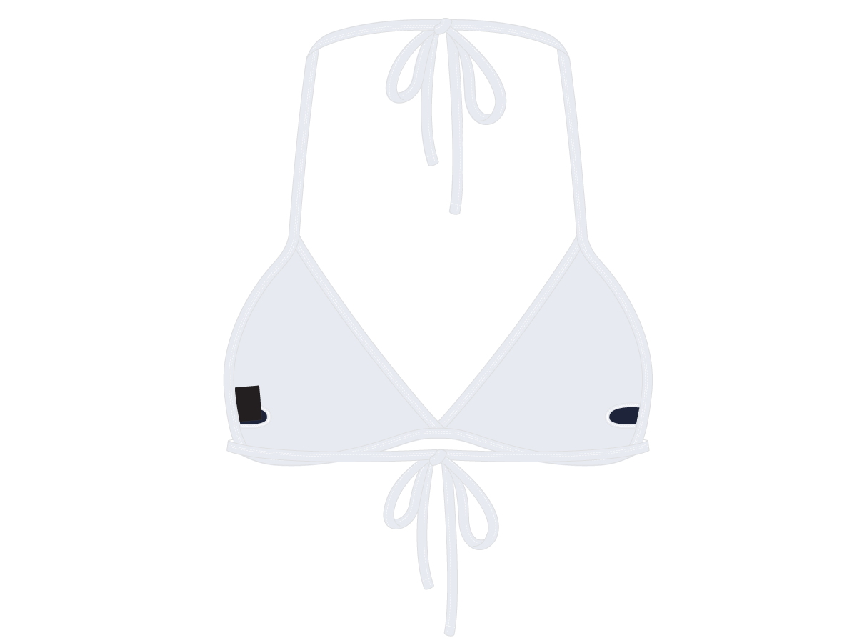 Captain Blue Bikini top