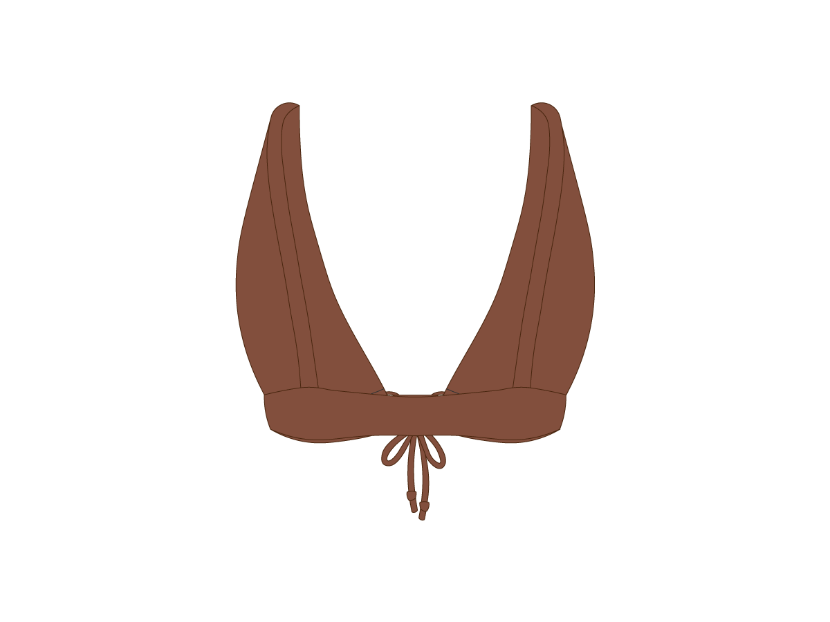 Cocoa Brown Western Top