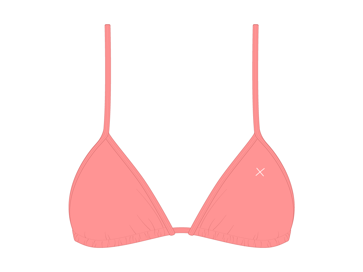 Coral Bikini Top II