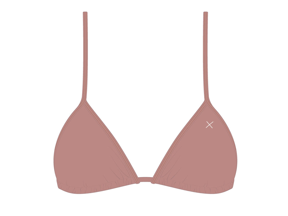 Deep Taupe Bikini Top II