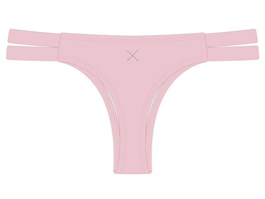 Dirty Pink Dual Strap Bottom
