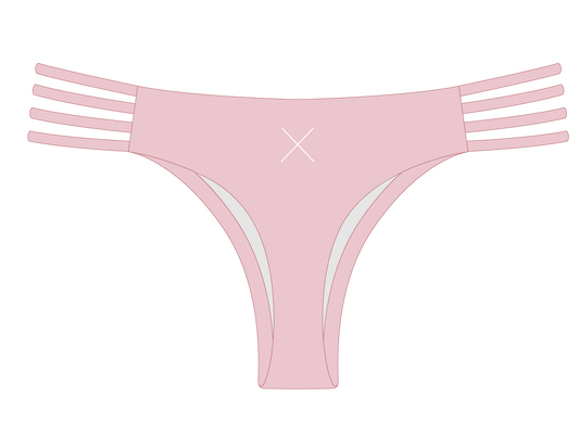 Dirty Pink Classic Strap Bottoms