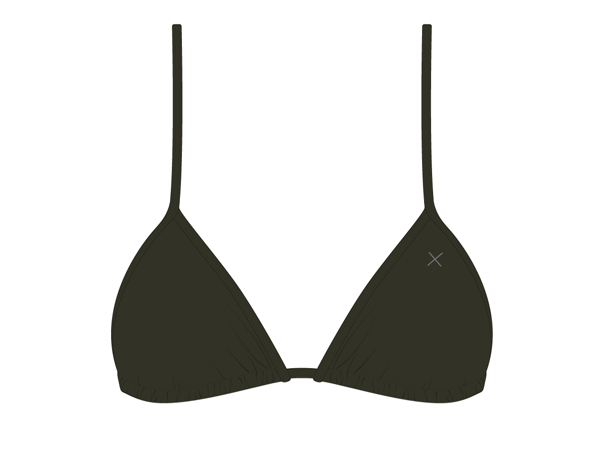 Forest Green Bikini Top II