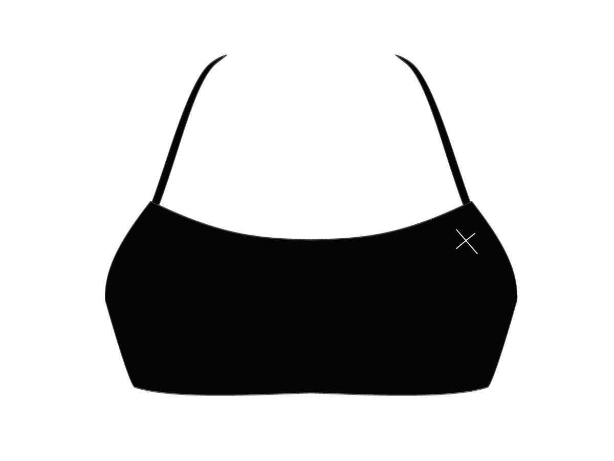 Manhattan Black Halter Top