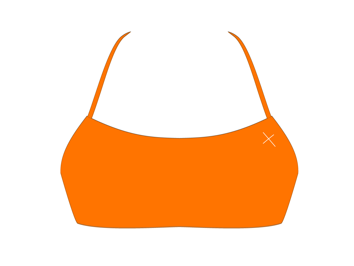 Wild Orange Halter Top